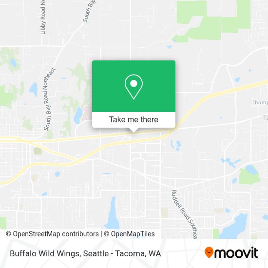 Buffalo Wild Wings map