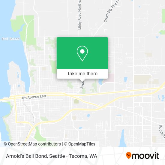 Arnold's Bail Bond map
