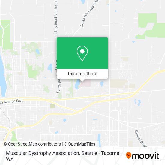 Muscular Dystrophy Association map