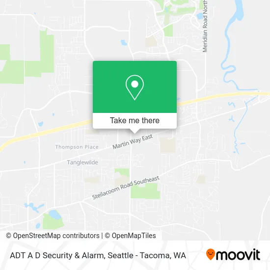ADT A D Security & Alarm map