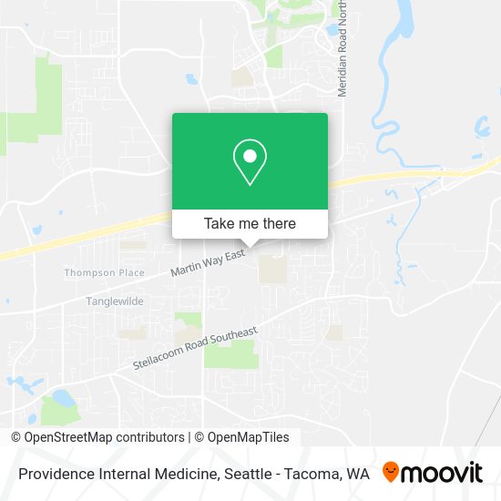 Providence Internal Medicine map