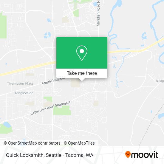 Quick Locksmith map