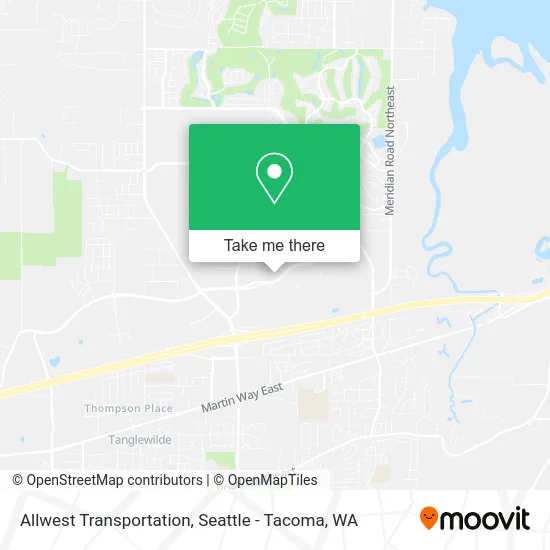 Allwest Transportation map