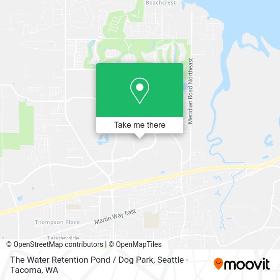 The Water Retention Pond / Dog Park map
