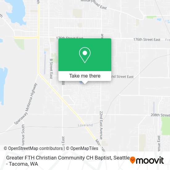 Greater FTH Christian Community CH Baptist map