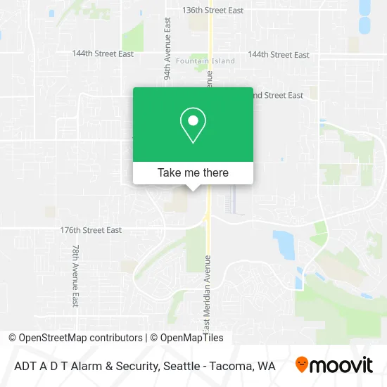 Mapa de ADT A D T Alarm & Security