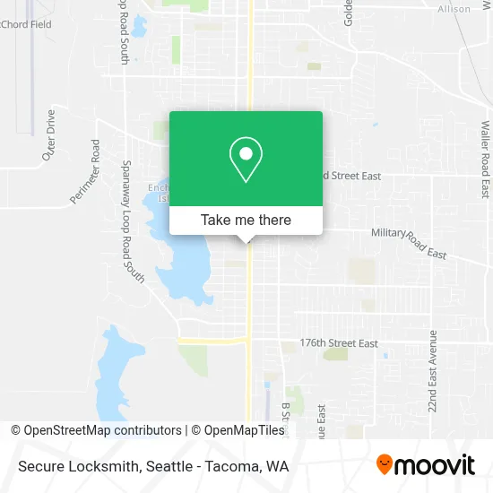 Secure Locksmith map