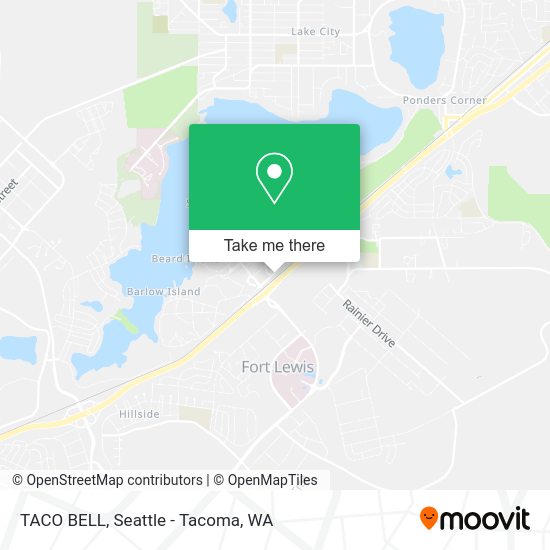 TACO BELL map