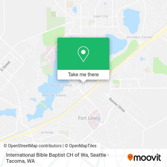 International Bible Baptist CH of Wa map
