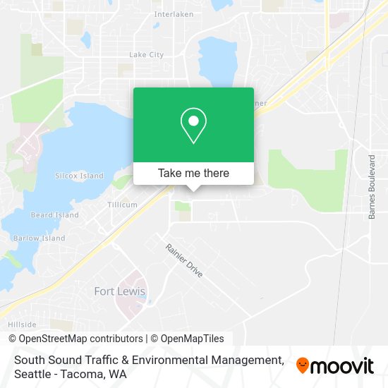Mapa de South Sound Traffic & Environmental Management