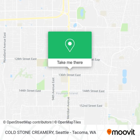 Mapa de COLD STONE CREAMERY