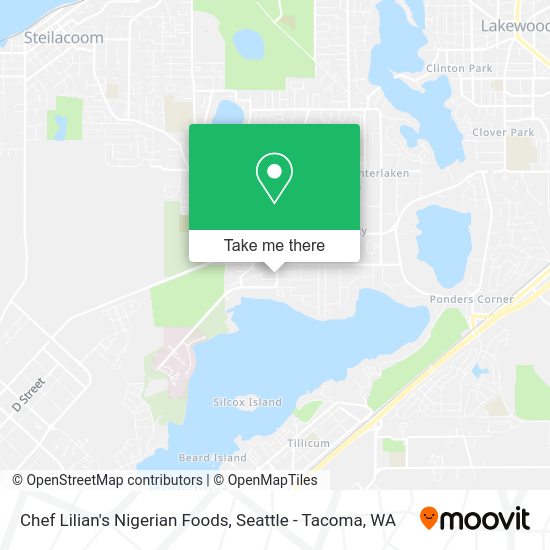 Chef Lilian's Nigerian Foods map