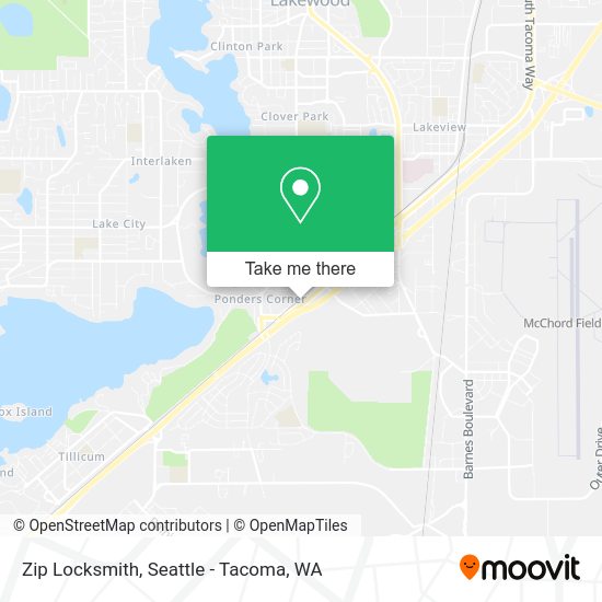 Zip Locksmith map