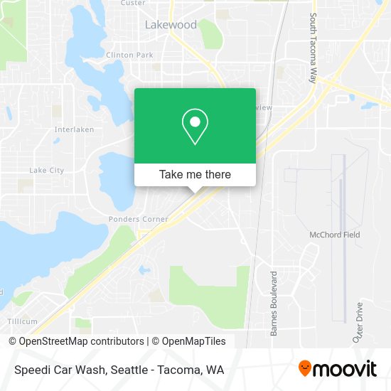 Mapa de Speedi Car Wash