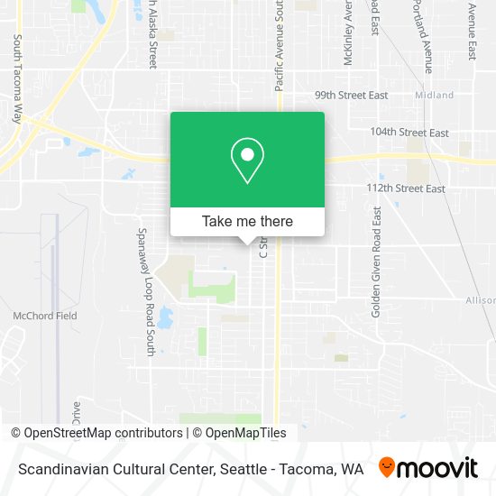 Scandinavian Cultural Center map