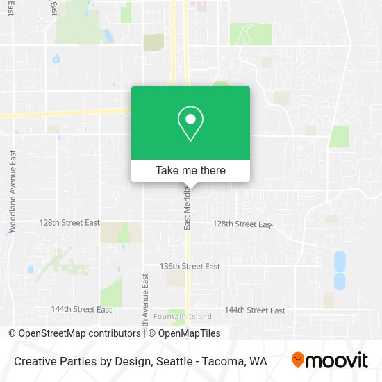 Mapa de Creative Parties by Design