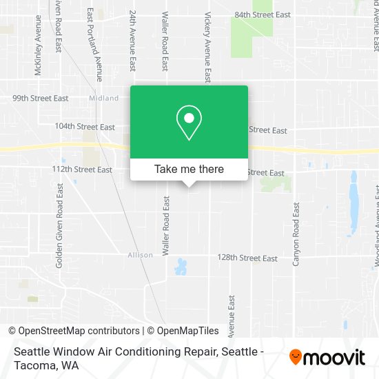 Seattle Window Air Conditioning Repair map