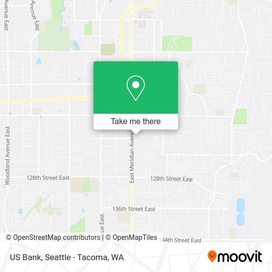 US Bank map