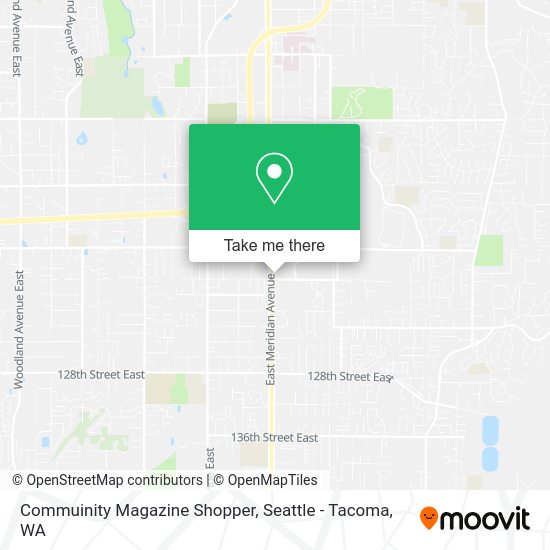 Commuinity Magazine Shopper map