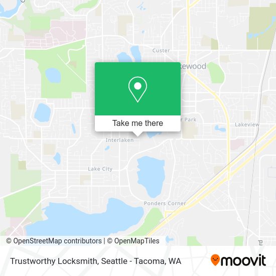 Trustworthy Locksmith map