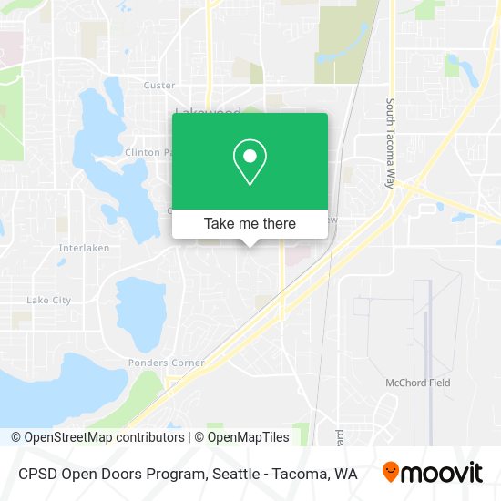 Mapa de CPSD Open Doors Program