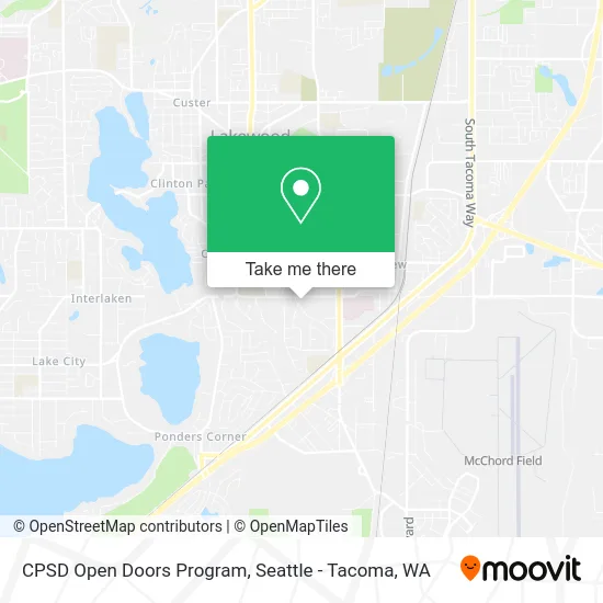 Mapa de CPSD Open Doors Program