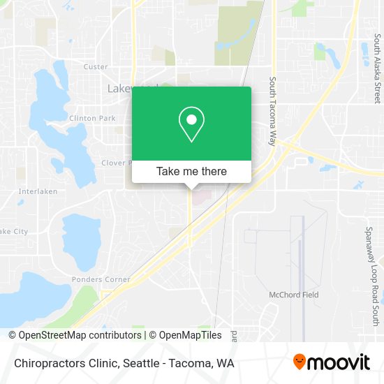 Chiropractors Clinic map
