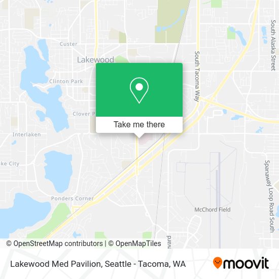 Lakewood Med Pavilion map