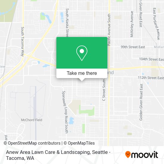 Mapa de Anew Area Lawn Care & Landscaping