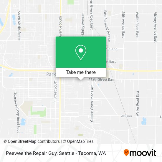 Peewee the Repair Guy map