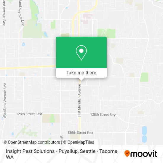 Mapa de Insight Pest Solutions - Puyallup