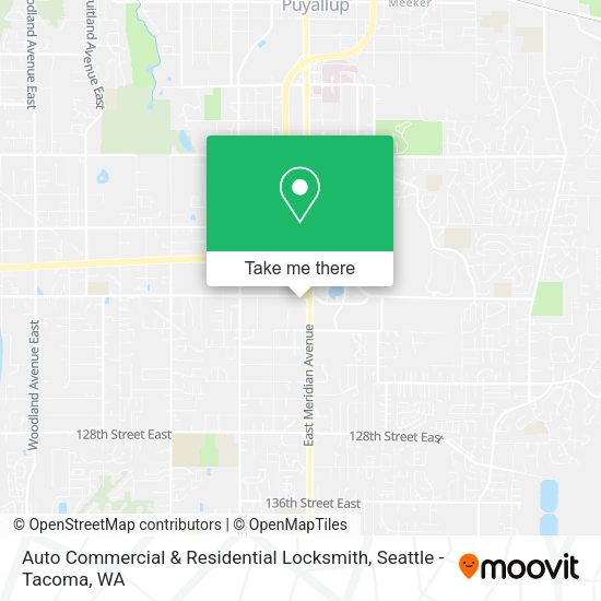 Auto Commercial & Residential Locksmith map