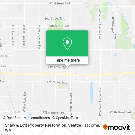 Shaw & Lott Property Restoration map