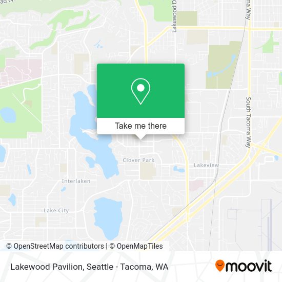 Lakewood Pavilion map