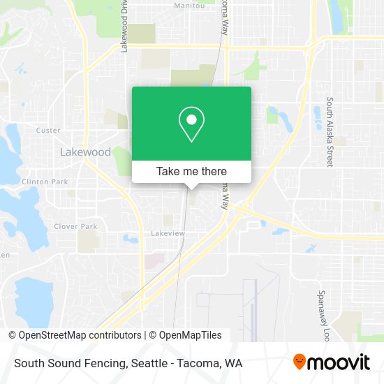 South Sound Fencing map