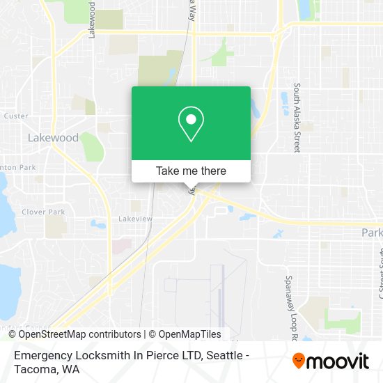 Emergency Locksmith In Pierce LTD map