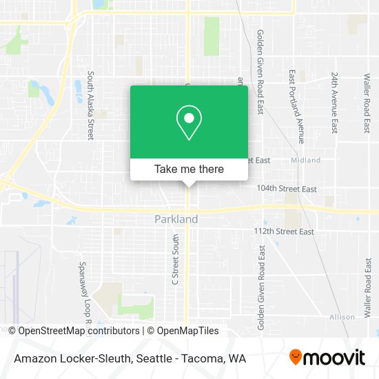 Amazon Locker-Sleuth map