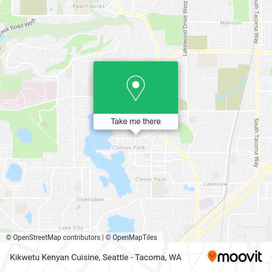 Kikwetu Kenyan Cuisine map