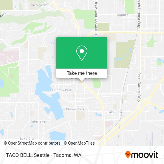 TACO BELL map
