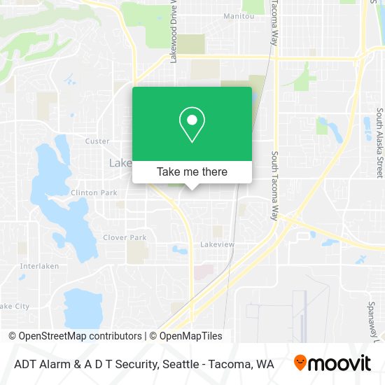 ADT Alarm & A D T Security map