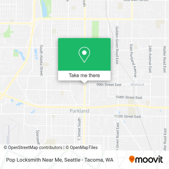 Mapa de Pop Locksmith Near Me