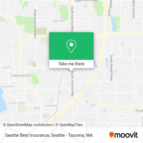 Seattle Best Insurance map