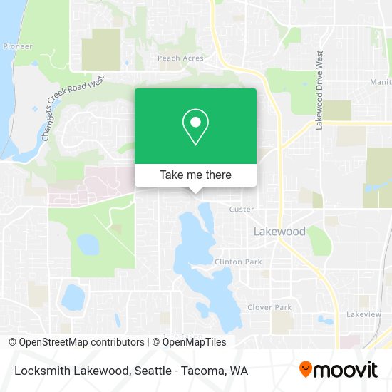 Locksmith Lakewood map