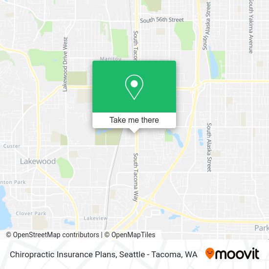 Mapa de Chiropractic Insurance Plans