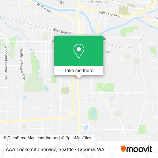 AAA Locksmith Service map