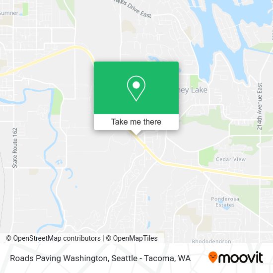 Roads Paving Washington map