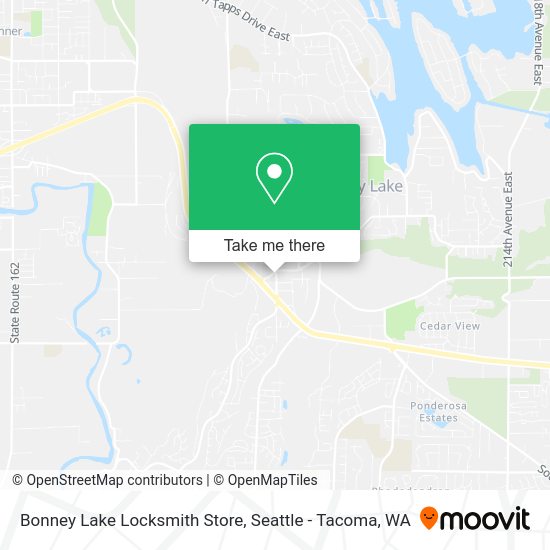 Bonney Lake Locksmith Store map