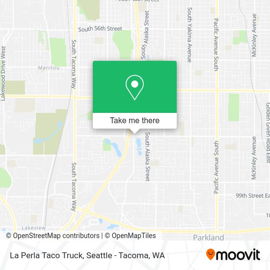 La Perla Taco Truck map