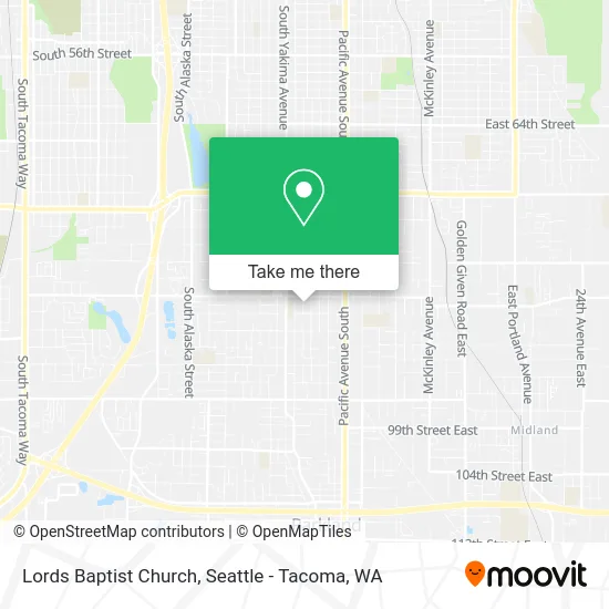 Mapa de Lords Baptist Church