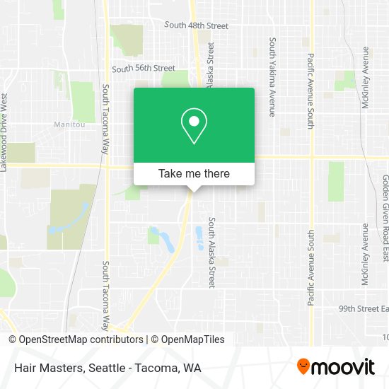 Hair Masters map